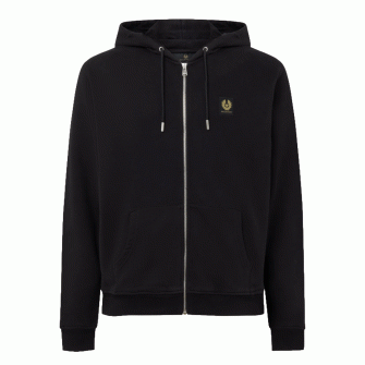 Belstaff Full Zip Hoodie - Black 