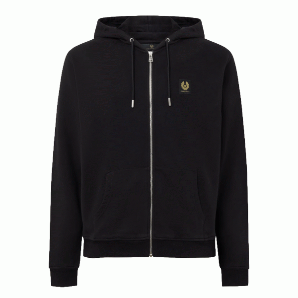 Belstaff Full Zip Hoodie - Black Belstaff Full Zip Hoodie - Black