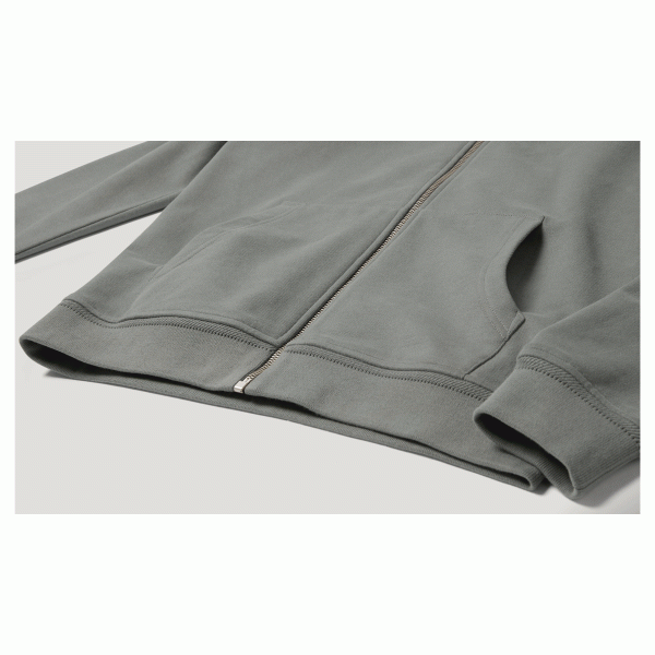 Belstaff Full Zip Hoodie - Atlantic Grey