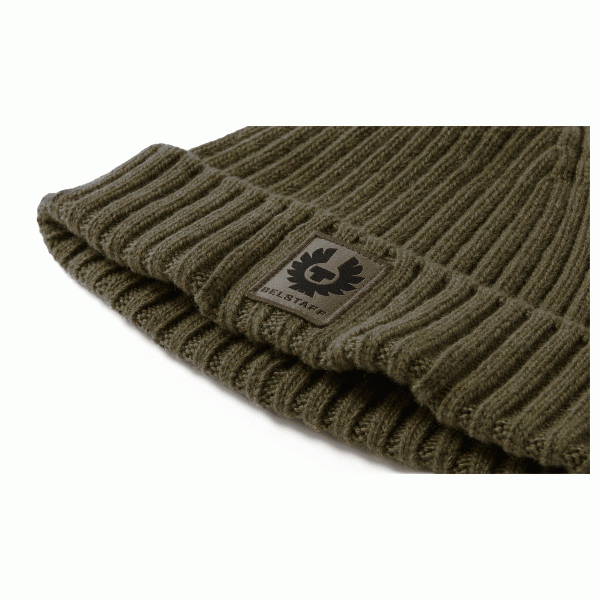 Belstaff Watch Beanie - Khaki Green Belstaff Watch Beanie - Khaki Green