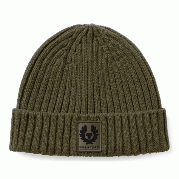 Belstaff Watch Beanie - Khaki Green Belstaff Watch Beanie - Khaki Green