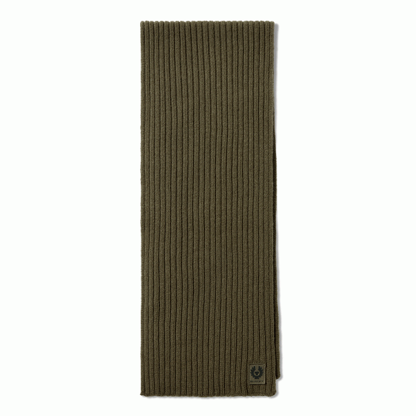 Belstaff Watch Scarf - Khaki Green Belstaff Watch Scarf - Khaki Green