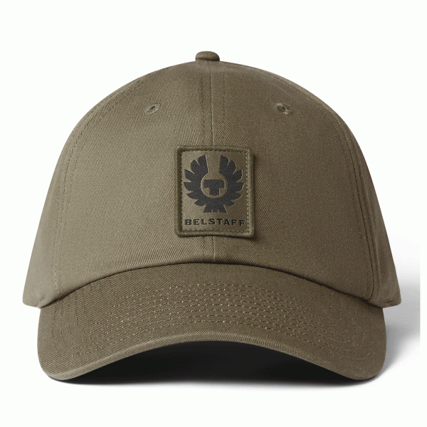 Belstaff Phoenix Logo Cap - Khaki Green Belstaff Phoenix Logo Cap - Khaki Green