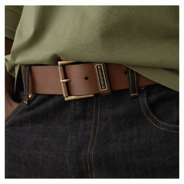 Belstaff Ledger Belt - Dark Brown Belstaff Ledger Belt - Dark Brown