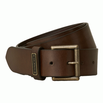 Belstaff Ledger Belt - Dark Brown 