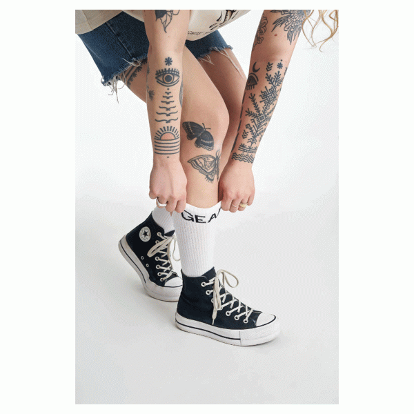 Pando Moto Brake Socks - White Pando Moto Brake Socks - White