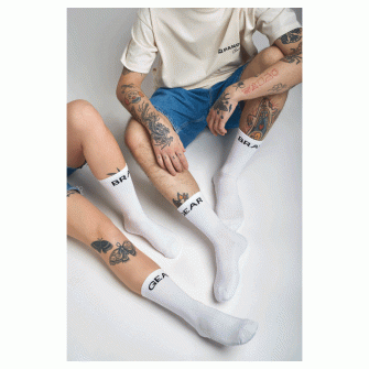 Pando Moto Brake Socks - White