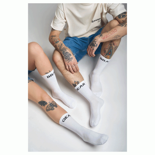 Pando Moto Brake Socks - White Pando Moto Brake Socks - White