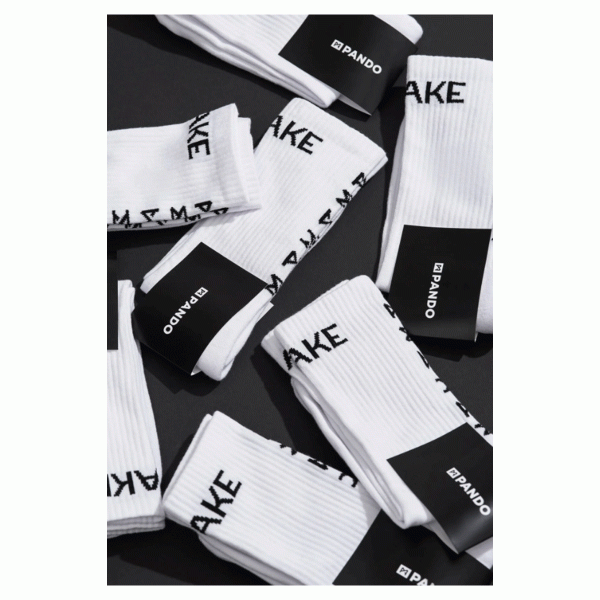 Pando Moto Brake Socks - White Pando Moto Brake Socks - White