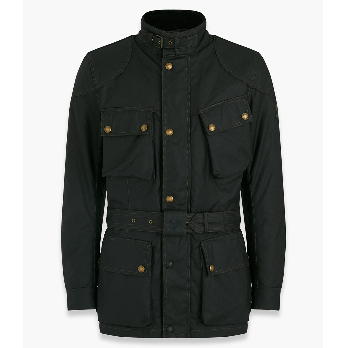 Belstaff Trialmaster Pro Waxed Cotton Jacket in Black