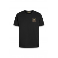 Belstaff Long Way Up Heritage Box Logo Fashionable Casual Wear T-Shirt Black